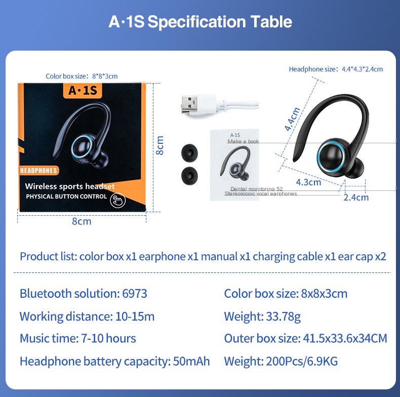 Bluetooth Earphones Image 1