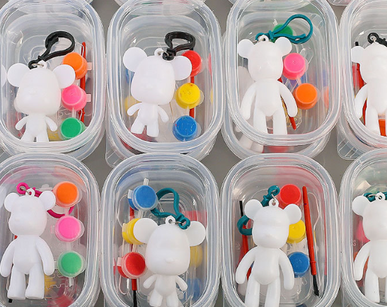 DIY Fluid Bear Keychain Image 1