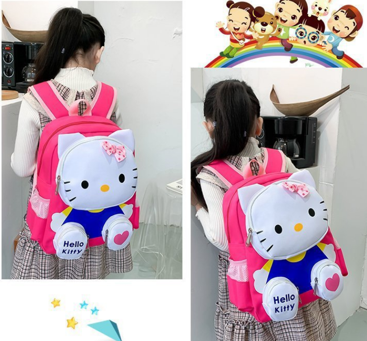 Rucksack Rosa Katze