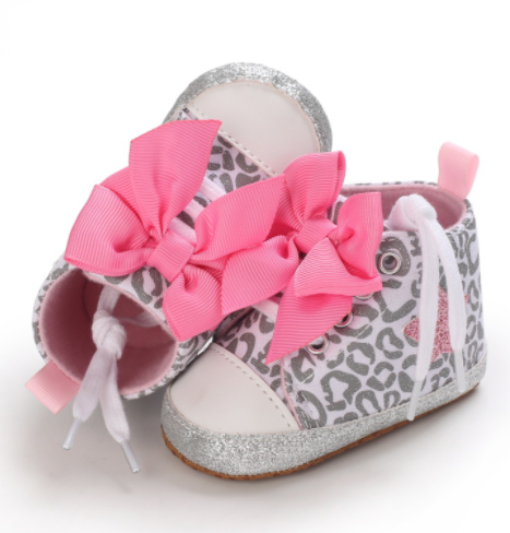 Leopard Print Baby Shoes