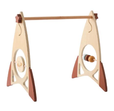 Natural Wooden Play Gym Image 1