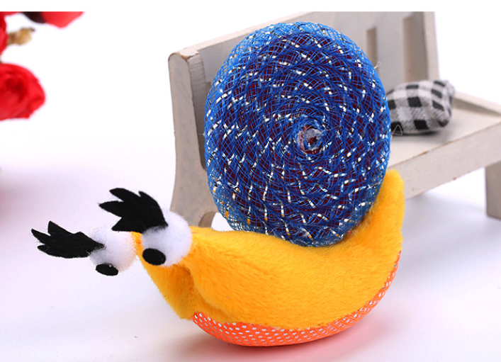 Snail Cat Toy In Use