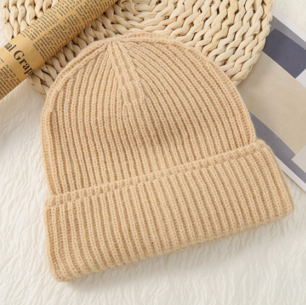 Fashion Solid Color Wool Hat styling