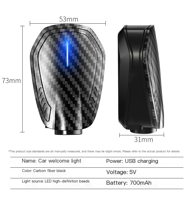 Universal car door opening sensor projection light
