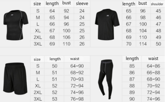 Men's Pro Sports Fitness Suit