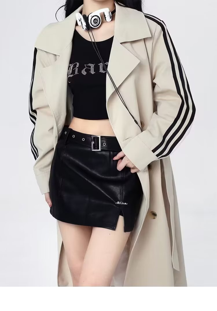 Women's Trench Coat Side View