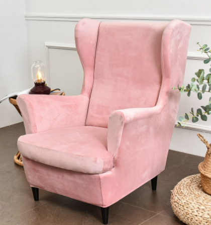 Elegant Wing Chair Cover
