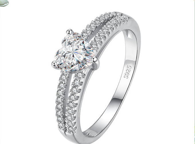 S925 Silver Luxury Cocktail Ring
