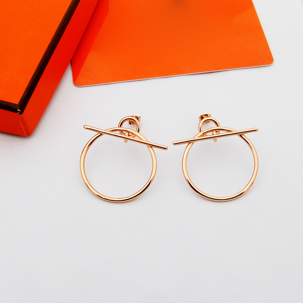 Fashionable Minimalist Korean-Style Earrings