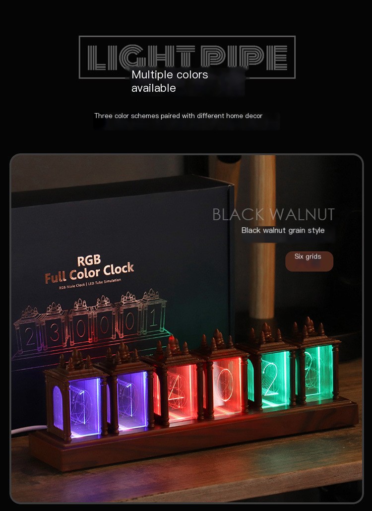 RGB pseudo-nixie tube clock - Image 13