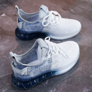 Forever Link Gradient Lace-Up Mesh Breathable Athletic Shoes Image 1