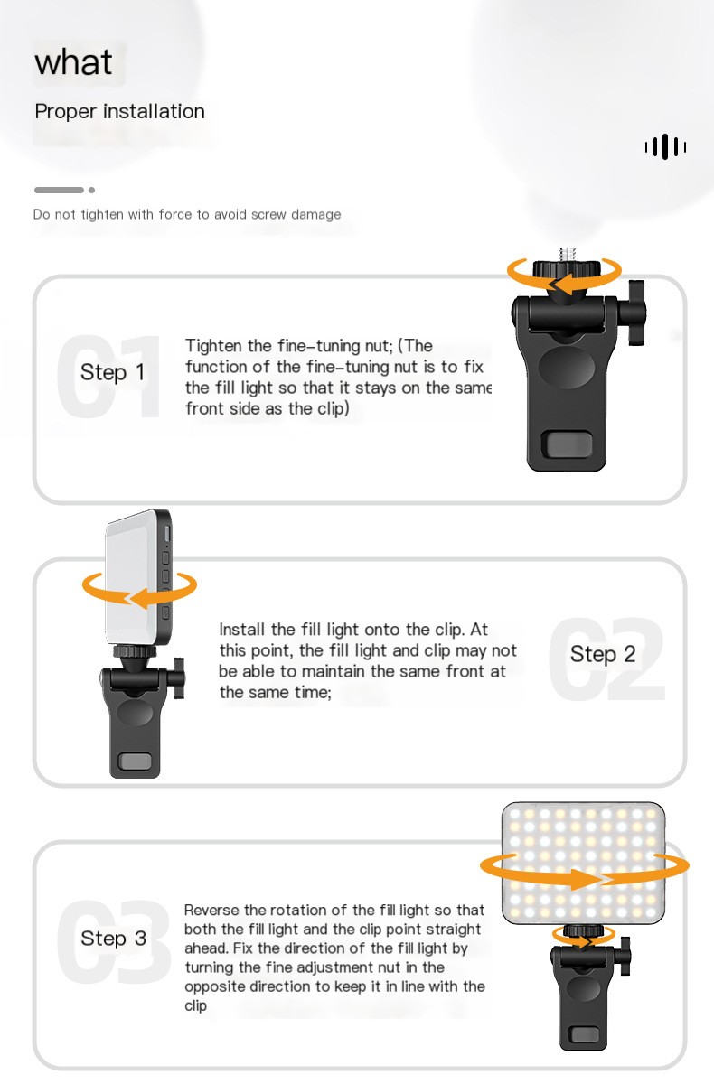 Video Conference Fill Light