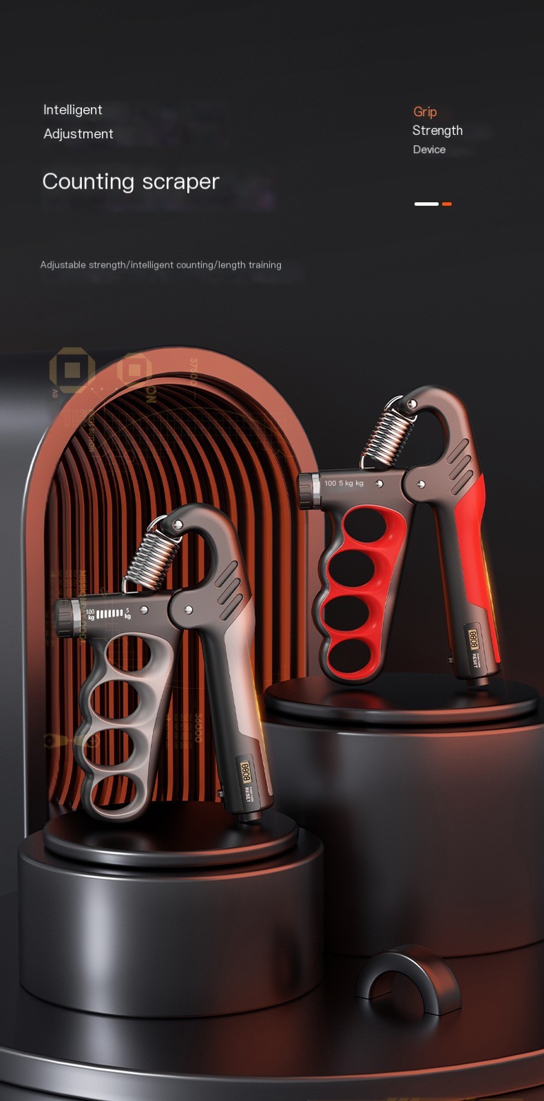 Electronic Counting Grip Strengthener