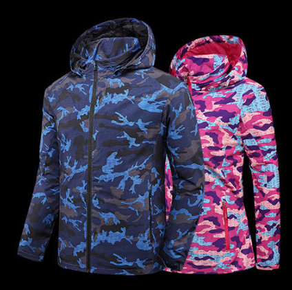 Multiple Colors of Windbreaker