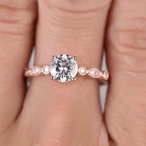 Minimalist Diamond Ring - Image 1