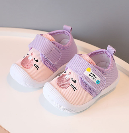 Baby Boy Shoes With Sound 2023 Fall Toddler Girl Cute Cartoon Walking Shoe Soft Bottom Low-top Sneakers Casual and Comfortable image