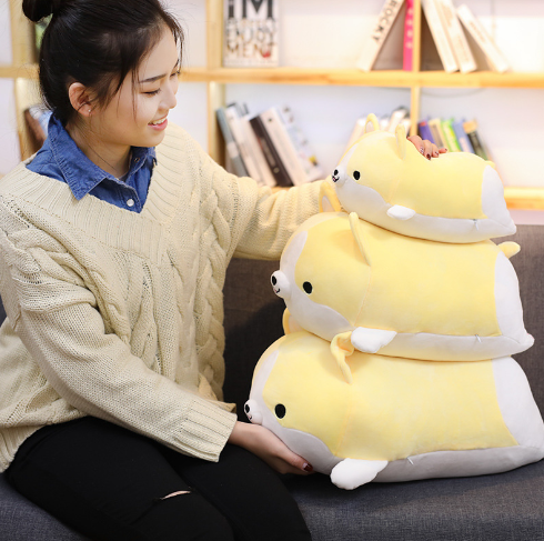 Plush Dog Pillow Image 2