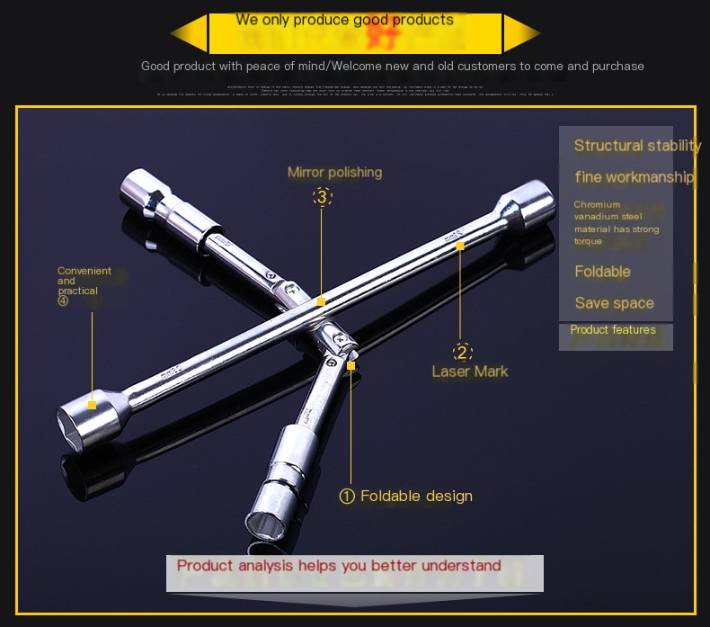 Portable Cross Wrench Image 2