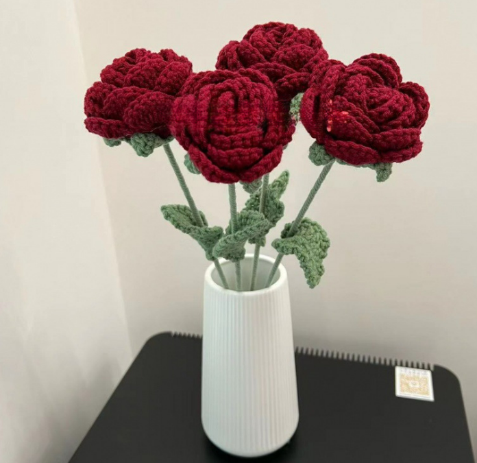 Twist Stick Bouquet of Simulation Roses