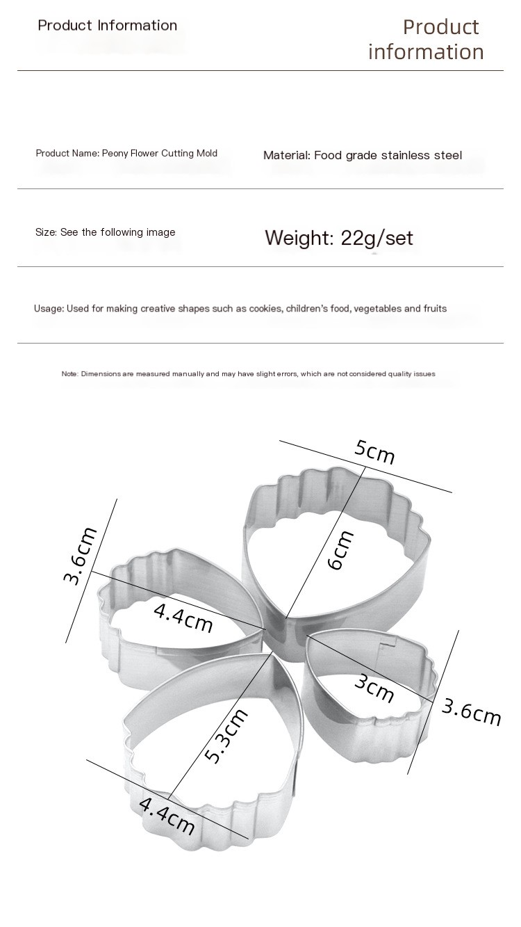 Peony Flower Cutting Die