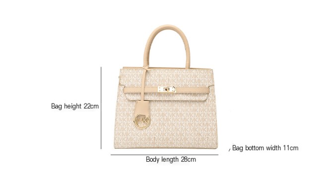 简约凯莉字母手提包