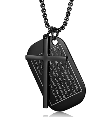 Jesus Bible Men's Necklace