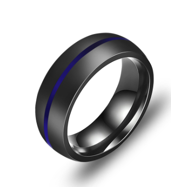 Men's Fashion Titanium Steel Ring 3
