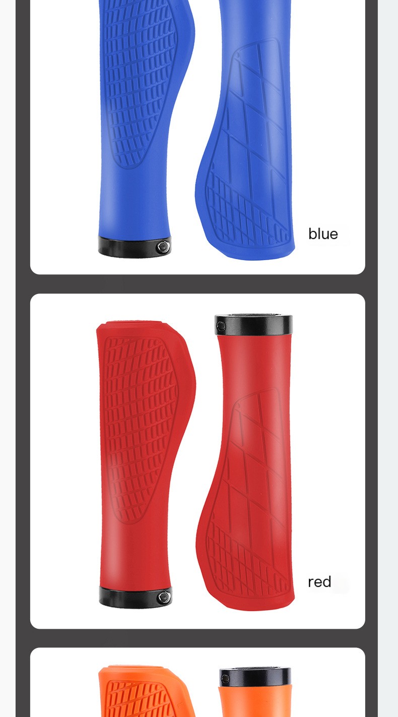 NPY Rubber Handle Grips in Bianchi Green