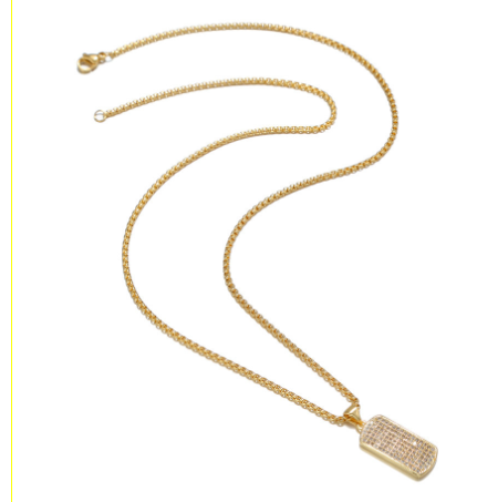 Men's Vintage Necklace Display