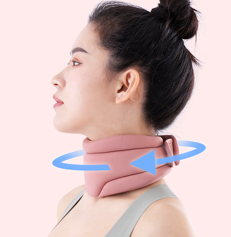 Neck Support Pillow in Use