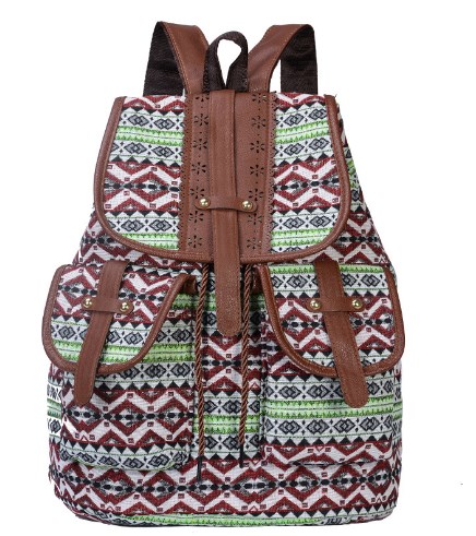 Geometric Bohemian Backpack