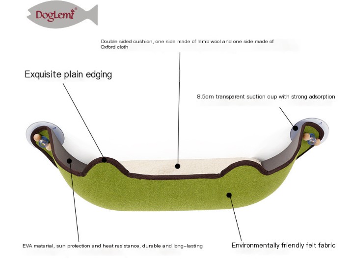 Pet Bed Mounted