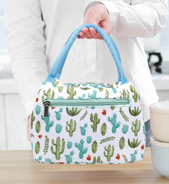 Fashion Zipper Portable Insulation Bag - Color Options