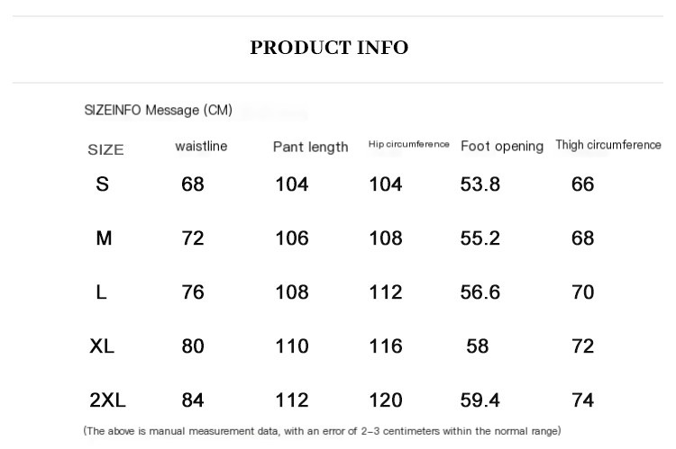 Women's high-waist straight-leg loose blue jeans size guide chart — M, L, XL, 2XL — PAVERAe