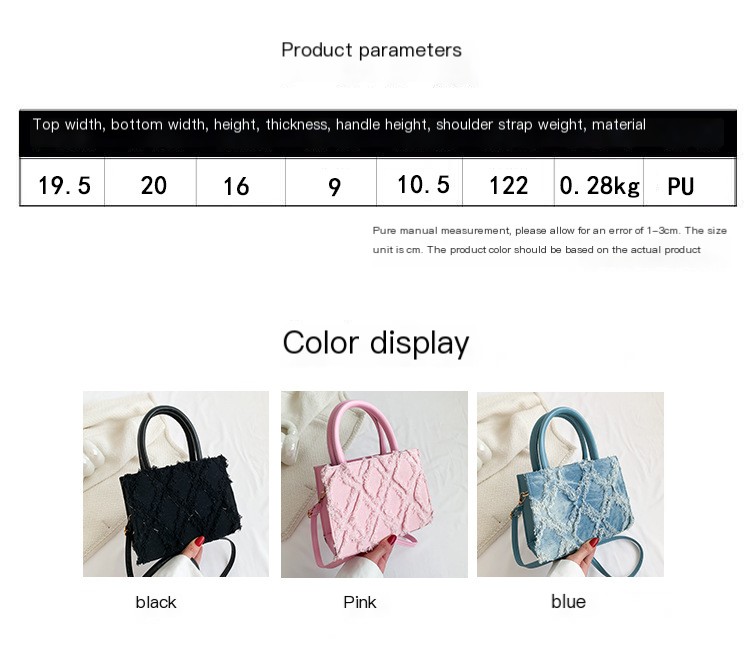 Women Tote Bag Fashion Rhombus