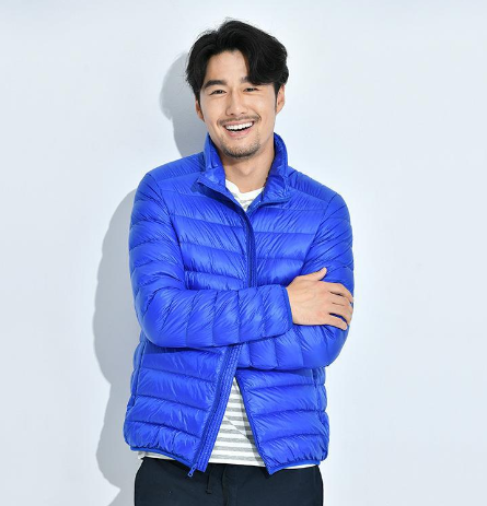 Men's Lightweight Down Jacket Side View