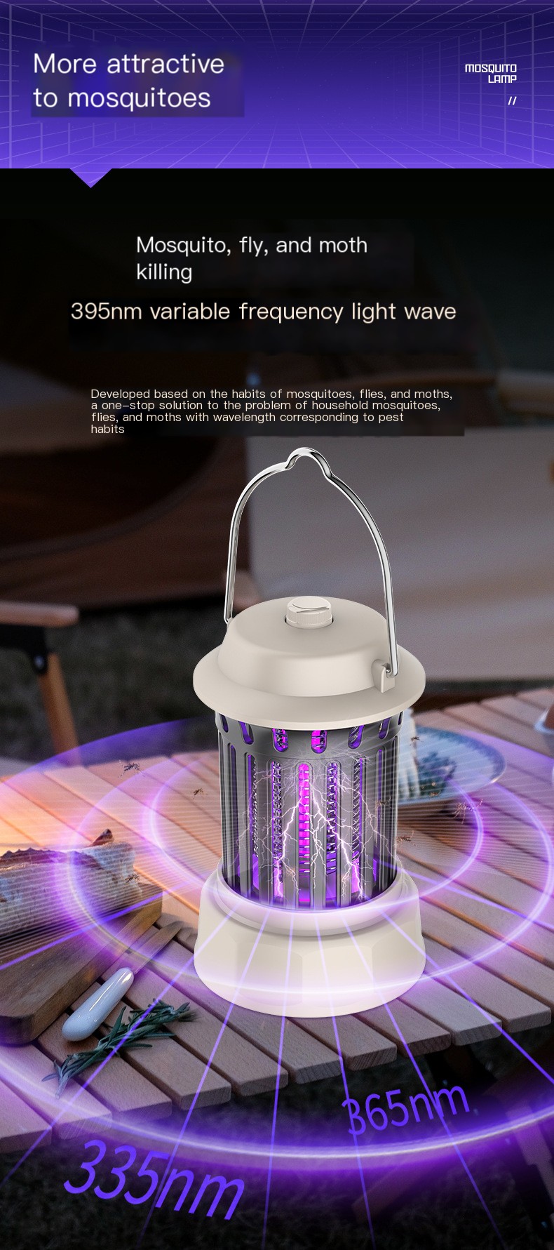 Mosquito Killer Lamp in Use