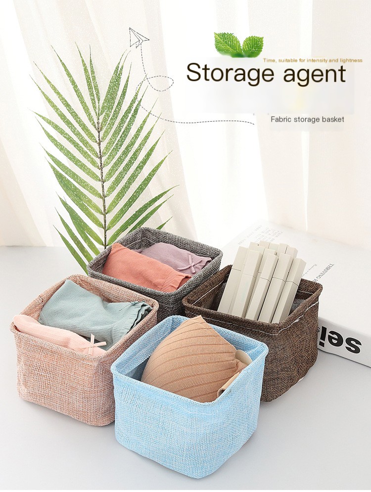 Laundry Storage Basket Pink