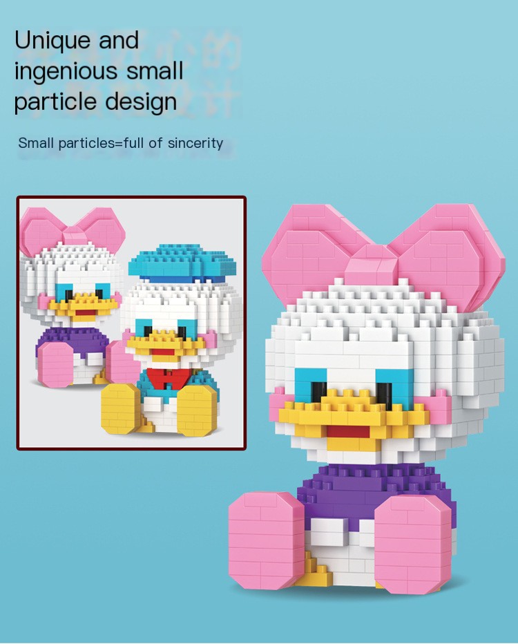 Cute cartoon mini building blocks 3
