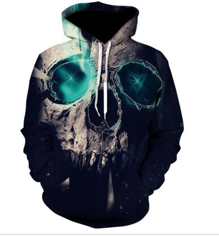 Skull Hoodie Image 3