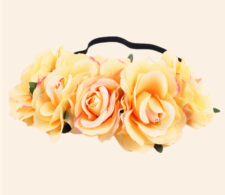 Colorful Rose Headband Image 2