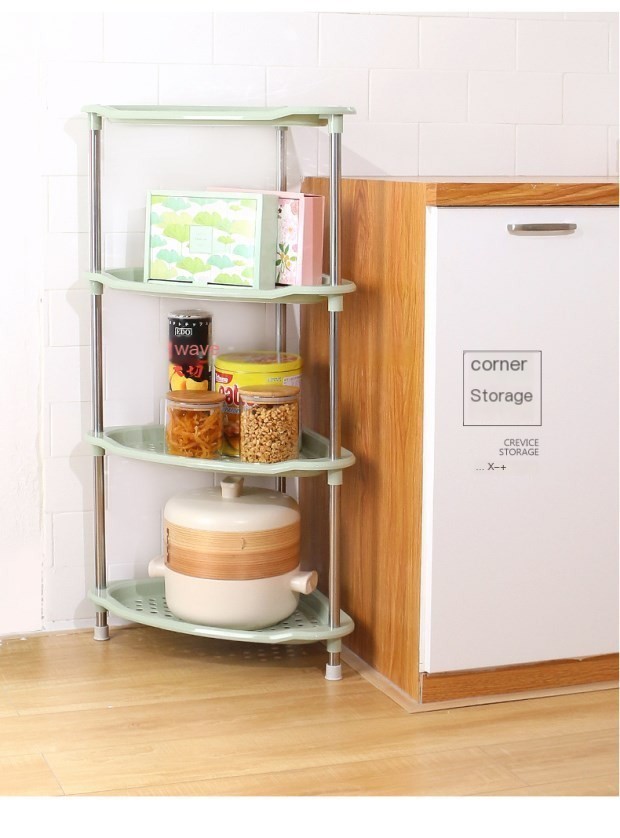 Colorful bathroom storage rack