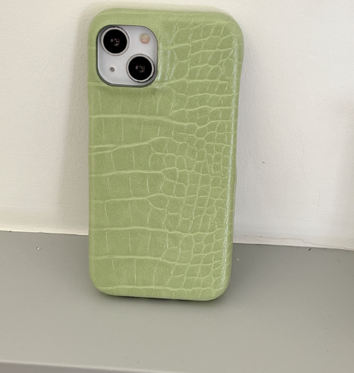 Pattern Leather Phone Case Design