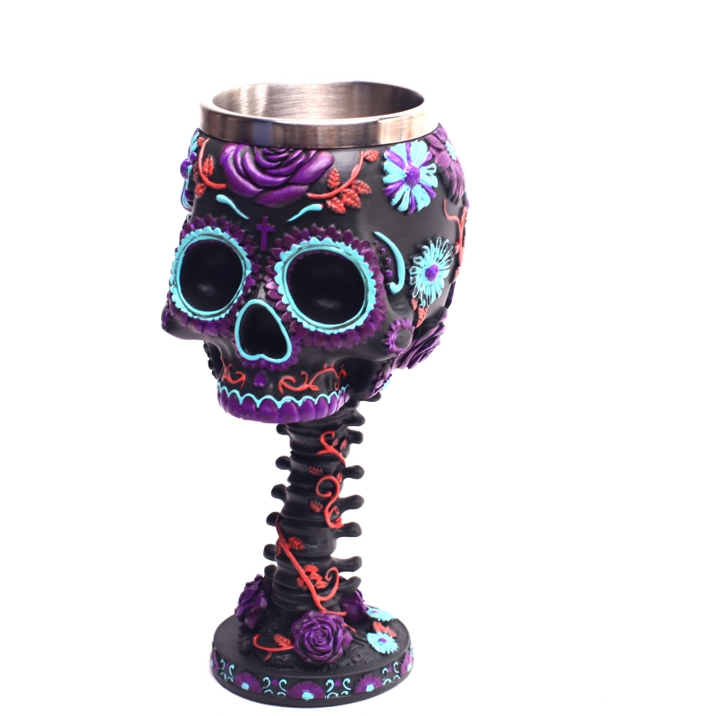 Skeleton Wine Glass