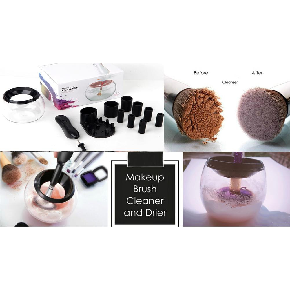 Makeup Brush Cleaning Set - White