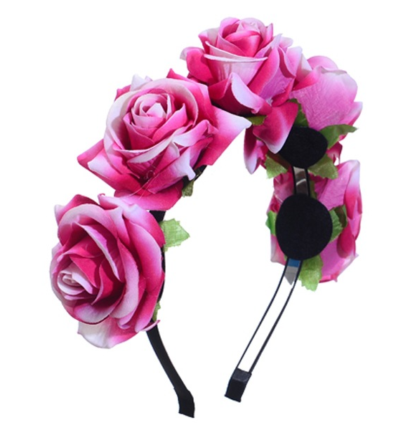 Rose Flower Headband Image 1