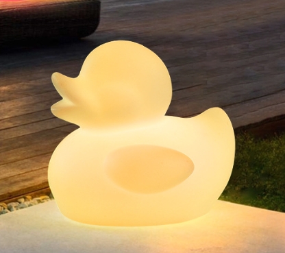 LED Floating Duck Light in action