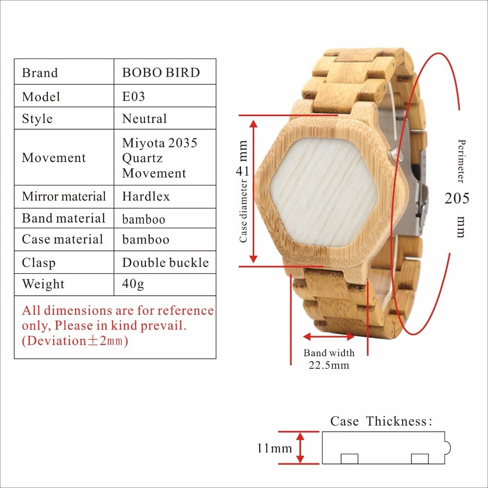 BOBO BIRD Wooden Watch