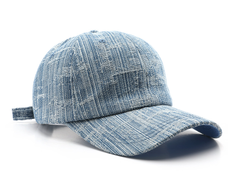 Blue Striped Baseball Cap Image 2