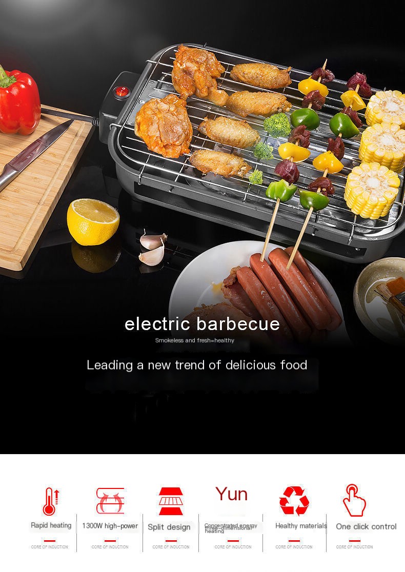 Electric BBQ Grill Image 2